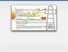 Tablet Screenshot of anadarkoadvantagethanks.com